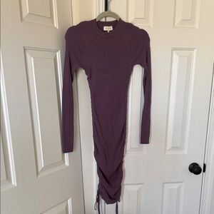 Elegant Purple Mini Dress